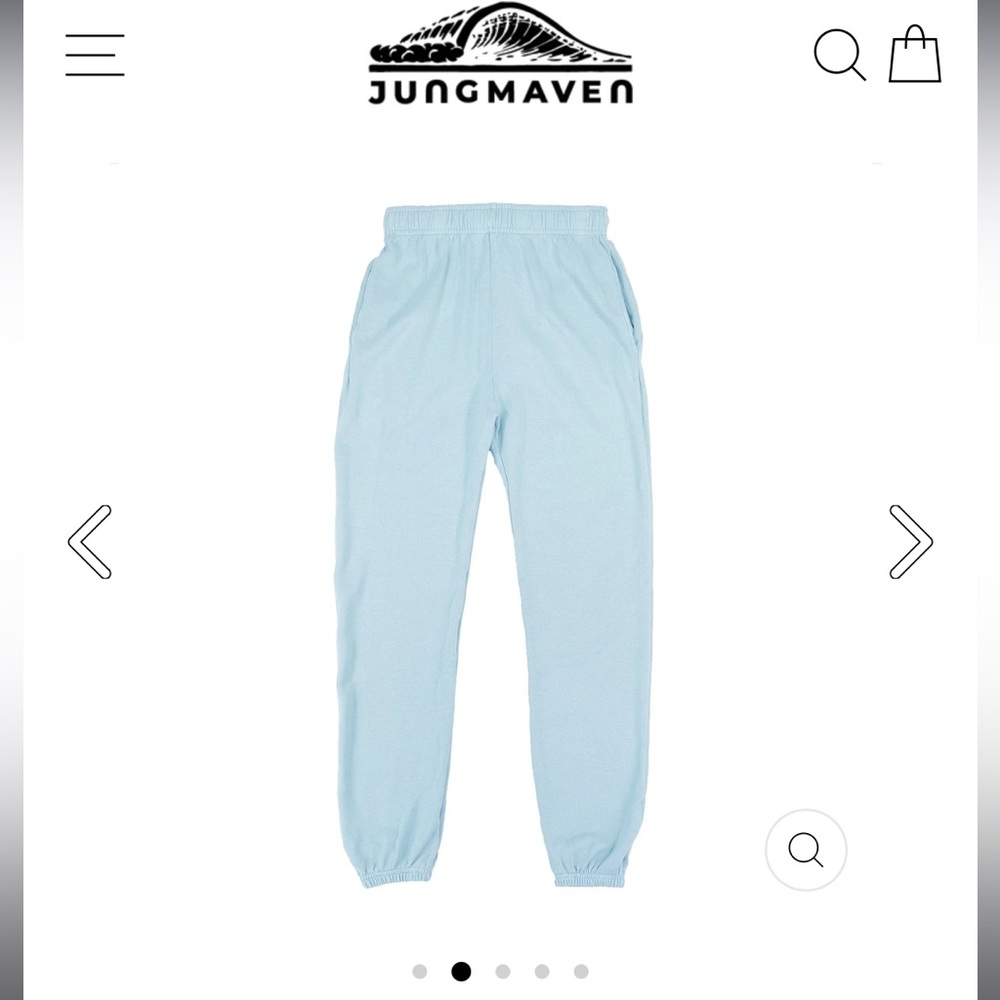 Jungmaven Classic sweatpants XS in Ether Blue